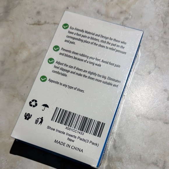 NEW Shoe Insole Inserts 3-Pack - Picture 2 of 3